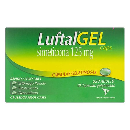 LUFTAL MAX 125MG 10C AP GEL