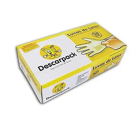 LUVA PROCED DESCARPA CK 100UN MED