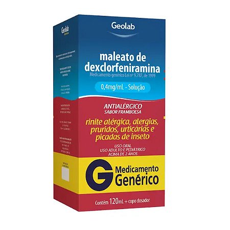 MAL DEXCLORFENIR 2MG /5ML C/120ML/GEO