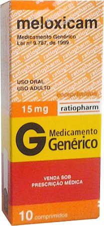 MELOXICAM G*  15MG 10CPR