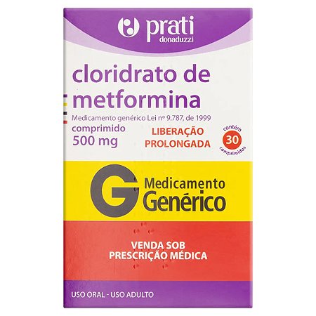 METFORMINA LP G*  50 0MG 30CPR