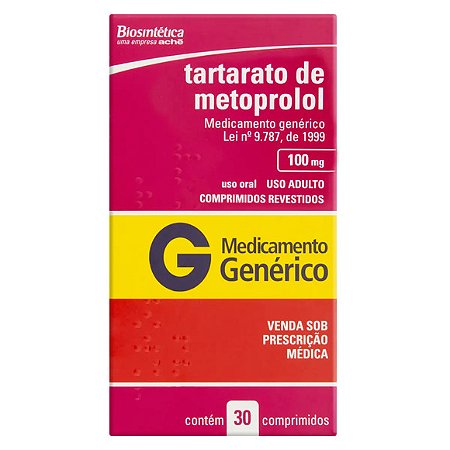 METOPROLOL TART G* 100MG 30CPR
