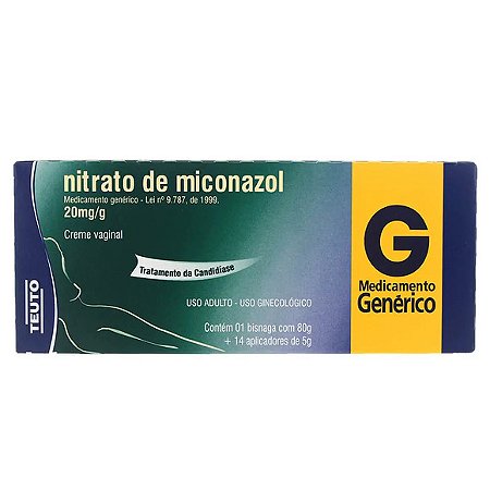 MICONAZOL NIT G*  CR E VAG 20MG 80G+14APL