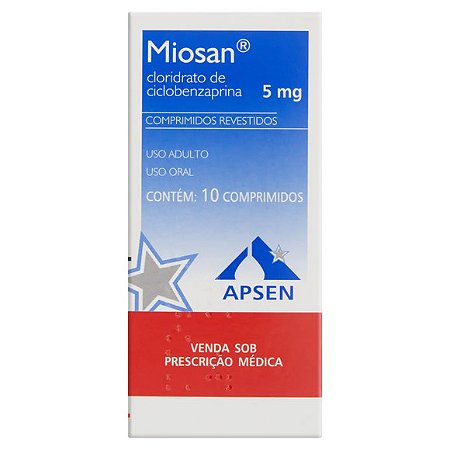MIOSAN  5MG 10CPR