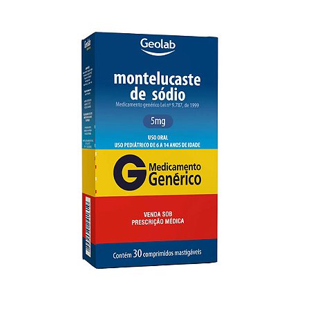 MONTELUCASTE 5MG C/3 0 CPR