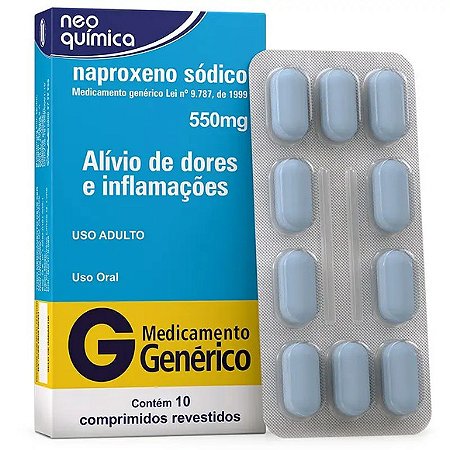 NAPROXENO SODICO G* 550MG 10CPR