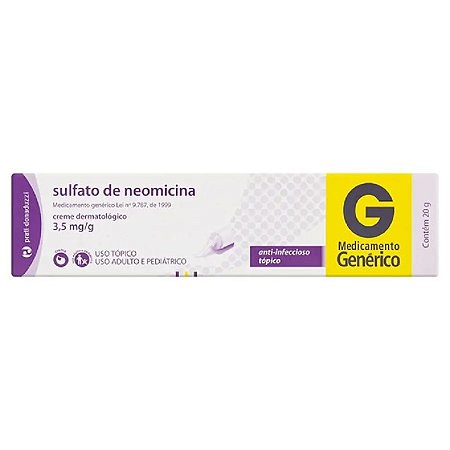 NEOMICINA SULF CR  20G / GEN SULFATO DE