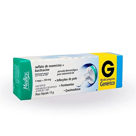 NEOMICINA+BACITRA G* PDA 15G