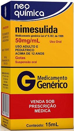 NIMESULIDA G*  GTS 5 0MG 15ML