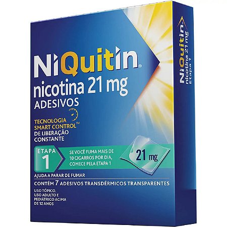 NIQUITIN ETAPA 1  21 MG 7ADES TRANSP