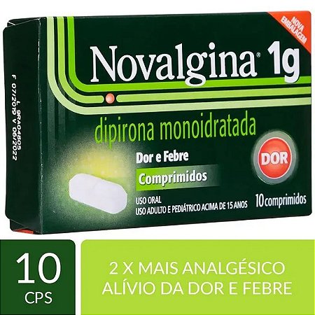 NOVALGINA 1G 10CPR