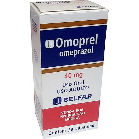 OMOPREL 40MG 28CAP