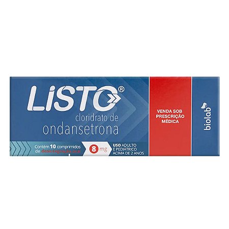 ONDANSETRONA 8MG C10 CPR (LISTO) BIOLAB