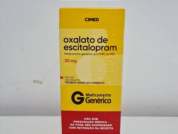 OXALATO ESCITALOPRAM  20MG X 30 COMP REV