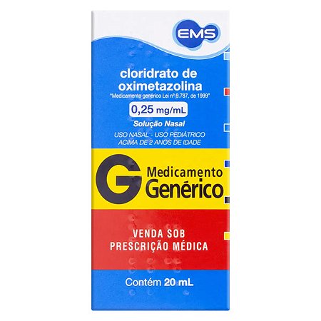OXIMETAZOLINA CL G* NAS PED 0,25MG 20ML