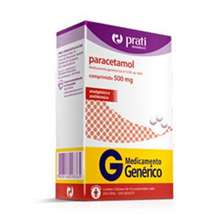 PARACETAMOL G*  500M G 20CPR