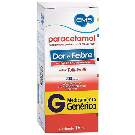 PARACETAMOL G*  GTS 200MG 15ML