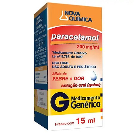 PARACETAMOL G*  GTS 200MG 15ML
