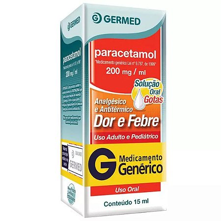 PARACETAMOL G*  GTS 200MG 15ML