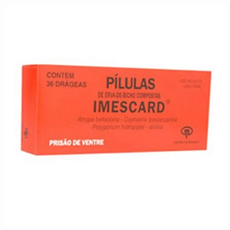 PILULA IMESCARD 36DRG