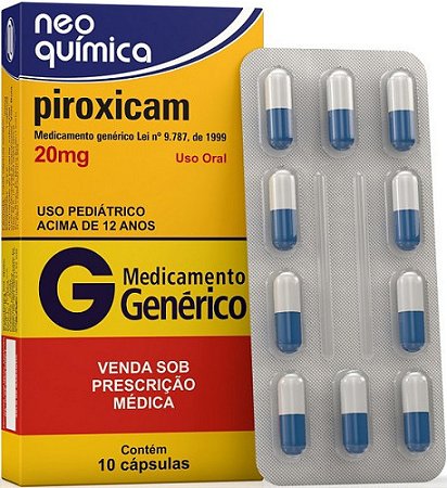 PIROXICAM G*  20MG 1 0CAP