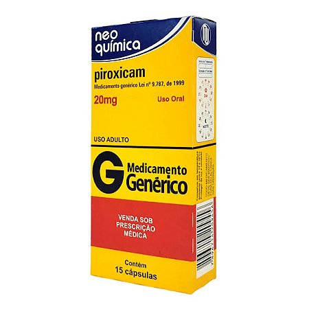 PIROXICAM G*  20MG 1 5CAP