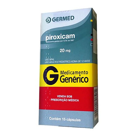 PIROXICAM G*  20MG 1 5CAP