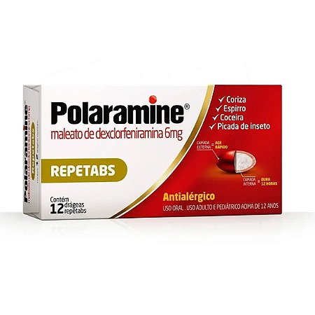 POLARAMINE REPETABS 6MG 12CPR