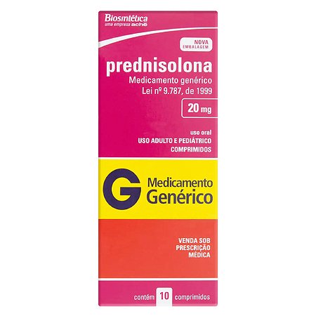 PREDNISOLONA G*  20M G 10CPR