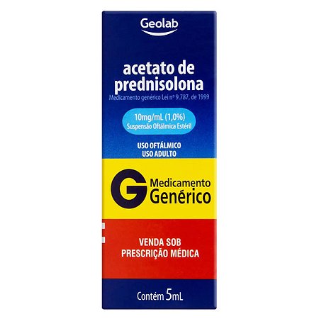 PREDNISOLONA G*  OFT 10MG 5ML