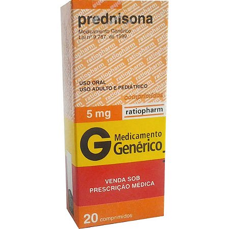 PREDNISONA G*   5MG 20CPR