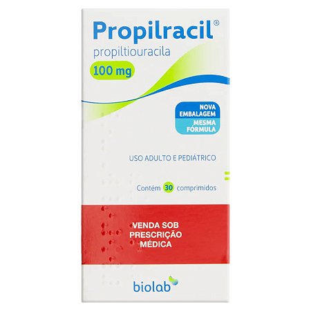 PROPILRACIL 100MG 30 CPR