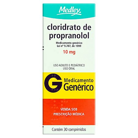 PROPRANOLOL CL G*  1 0MG 30CPR
