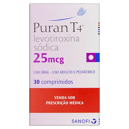 PURAN T4   25MCG 30C PR