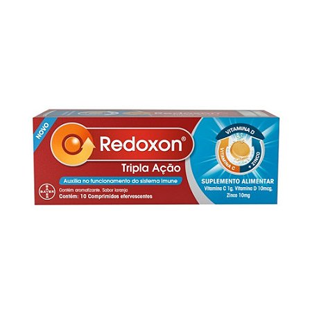 REDOXON TRIPLA ACAO 1G 10CPR EFV