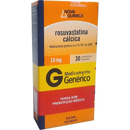 ROSUVASTATINA CALCIC G*  10MG 30CPR