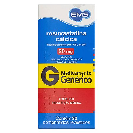 ROSUVASTATINA CALCIC G*  20MG 30CPR