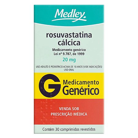 ROSUVASTATINA CALCIC G*  20MG 30CPR