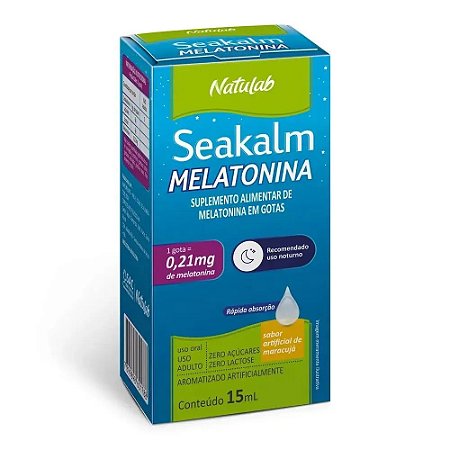 SEAKALM MELATONINA S OL OR GOT 15ML NATUL