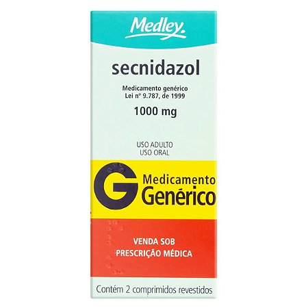SECNIDAZOL G*  1000M G 2CPR