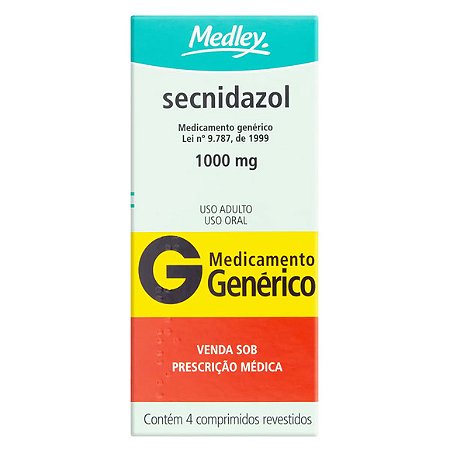 SECNIDAZOL G*  1000M G 4CPR