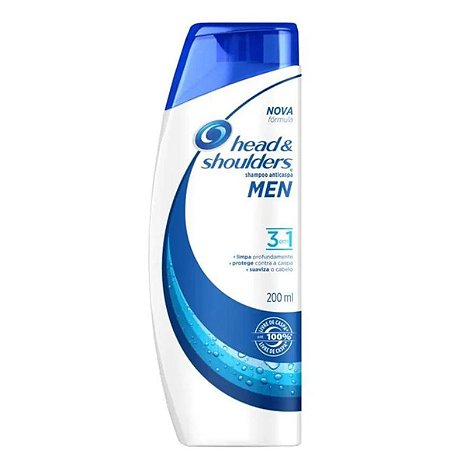 SHA HEAD SHOULDERS 2 00ML MEN 3X1