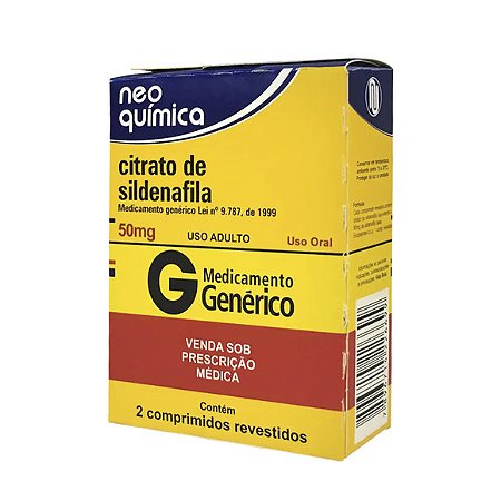 SILDENAFILA G*   50M G 2CPR