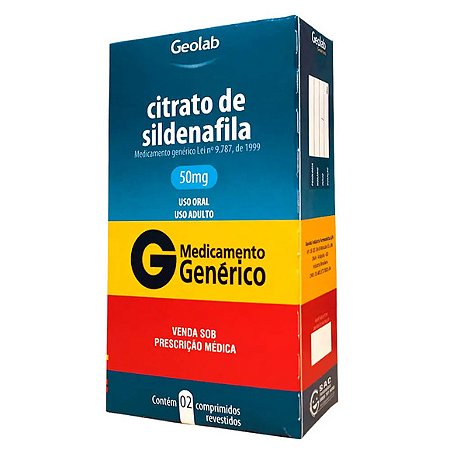 SILDENAFILA G*   50M G 2CPR