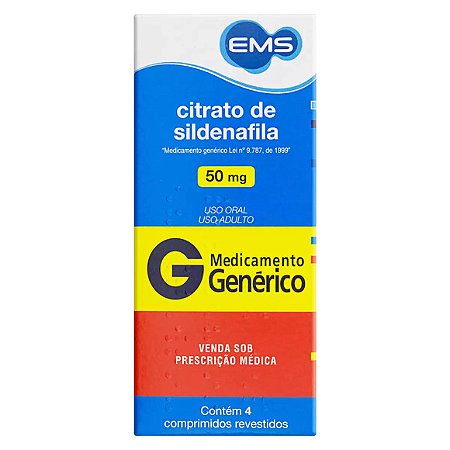 SILDENAFILA G*   50M G 4CPR