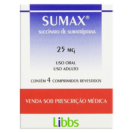 SUMAX  25MG 4CPR