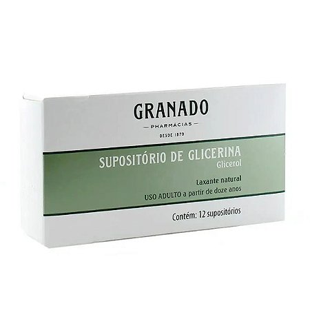 SUPOSIT GLICERINA 12 UN ADULTO