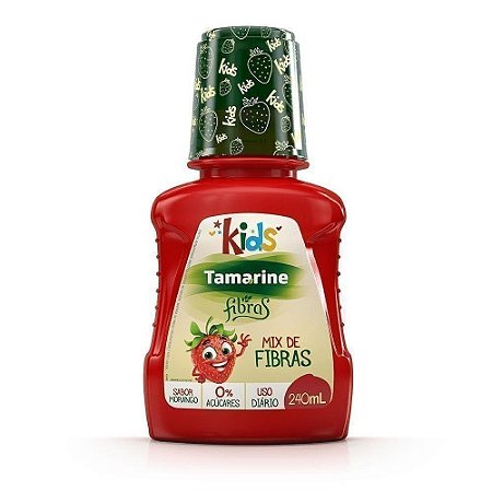 TAMARINE FIBRAS KIDS 240ML MORANGO
