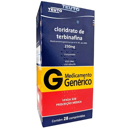 TERBINAFINA HCL 250M G C/28CP