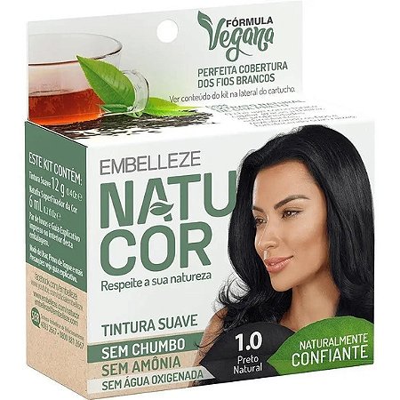 TINT NATUCOR 1.0 PRETO INTENSO